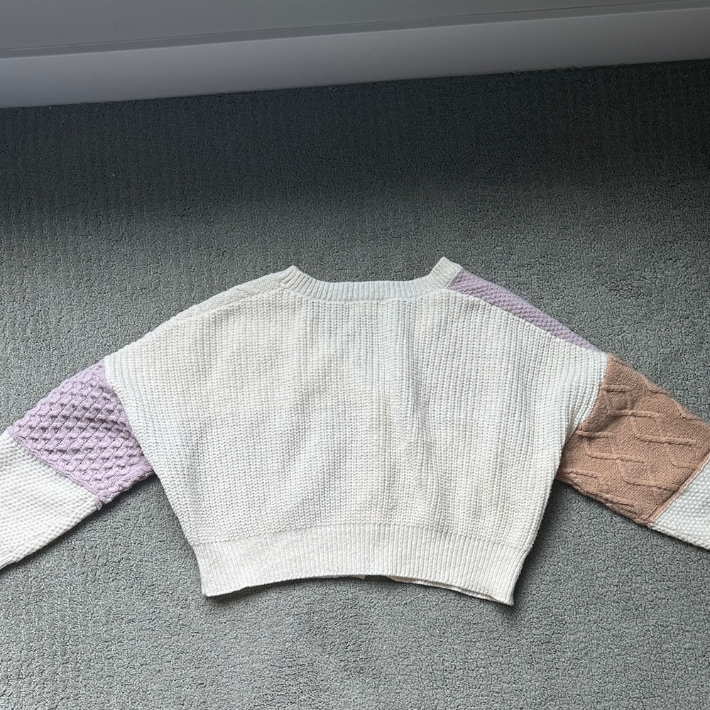 Altar'd State Patchwork Knit Cardigan - image 3